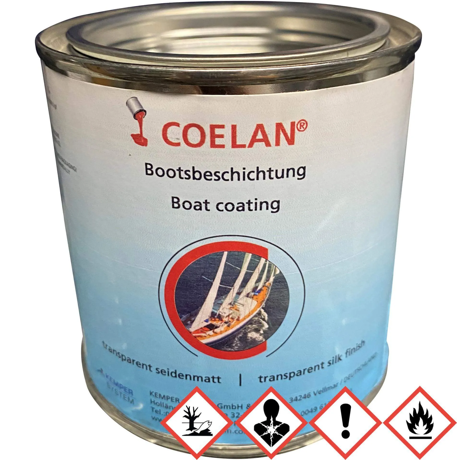 Bootsbeschichtung seidenmatt 750 ml