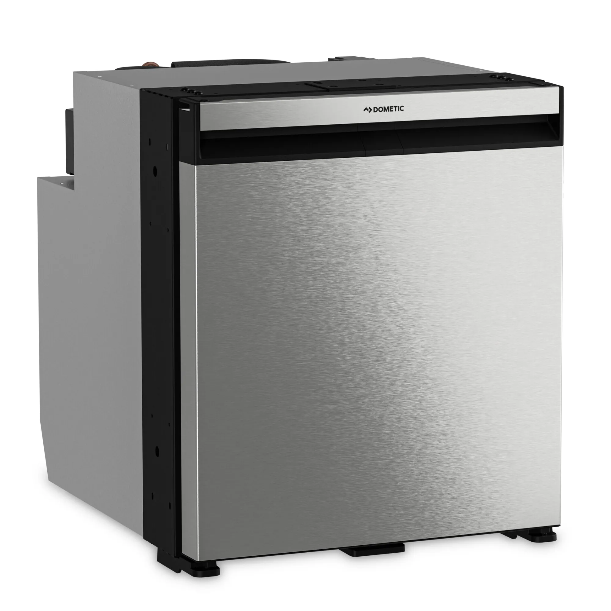 Kühlschrank Coolmatic NRX-60S rahmenlos in Edelstahlverkleidung