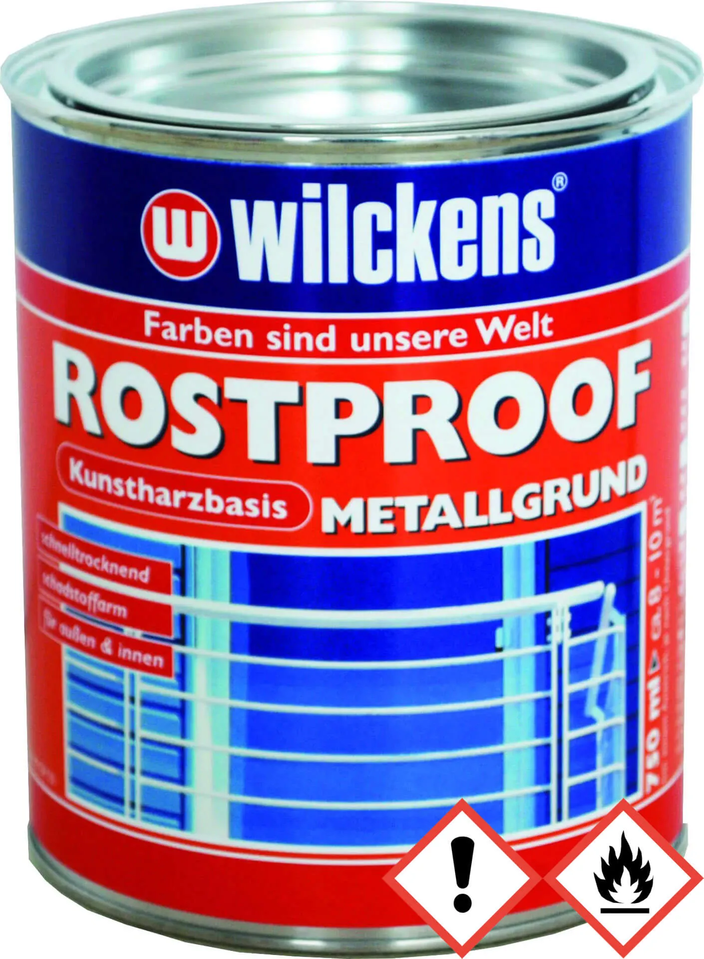Rostproof Metallgrund