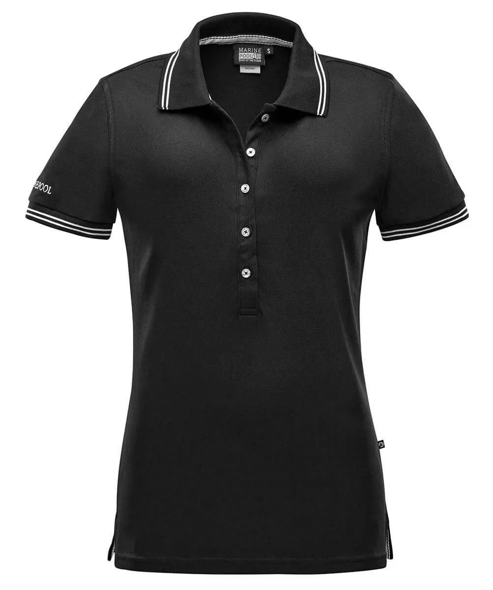 Damenpolo Dragon Schwarz M