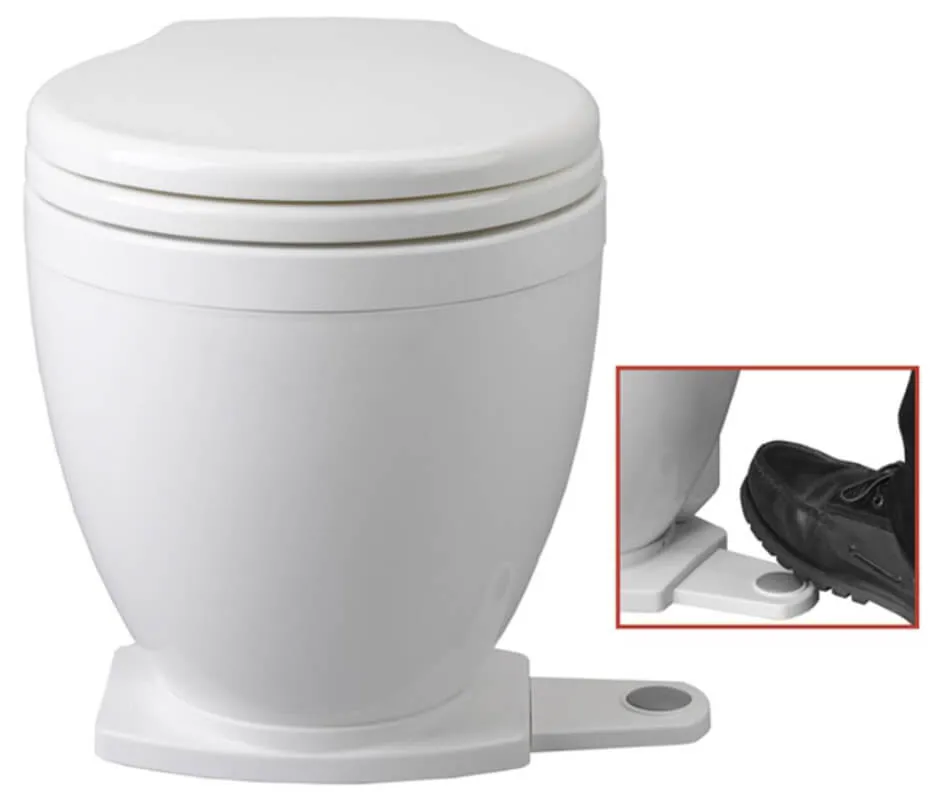 Toilette Lite Flush mit Fußschalter