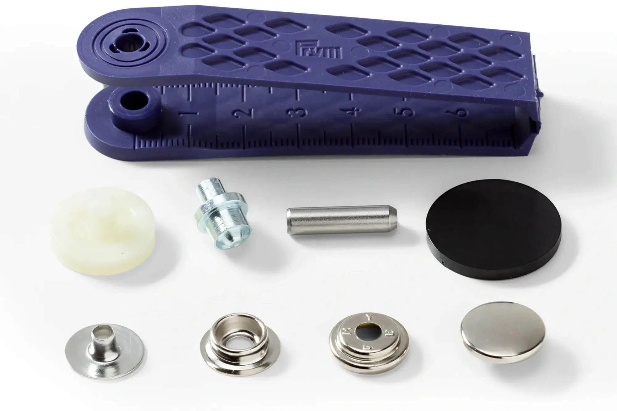 Prym Nähfrei Druckknopf Plane 15mm Silber