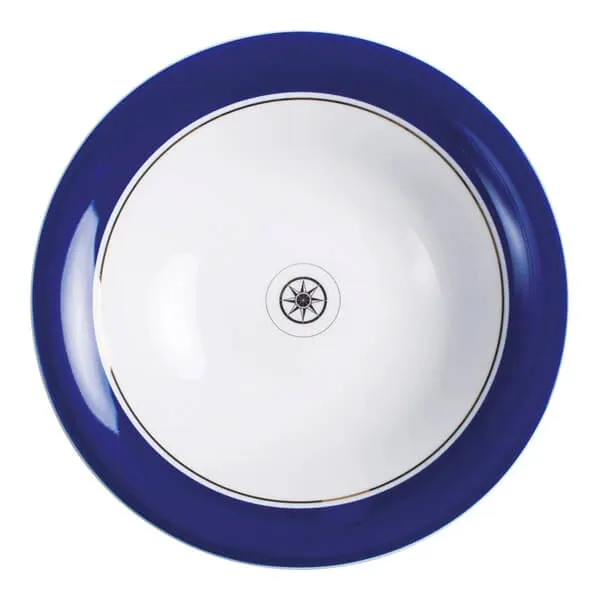 On Tour Teller tief 220 mm Blue Harbour