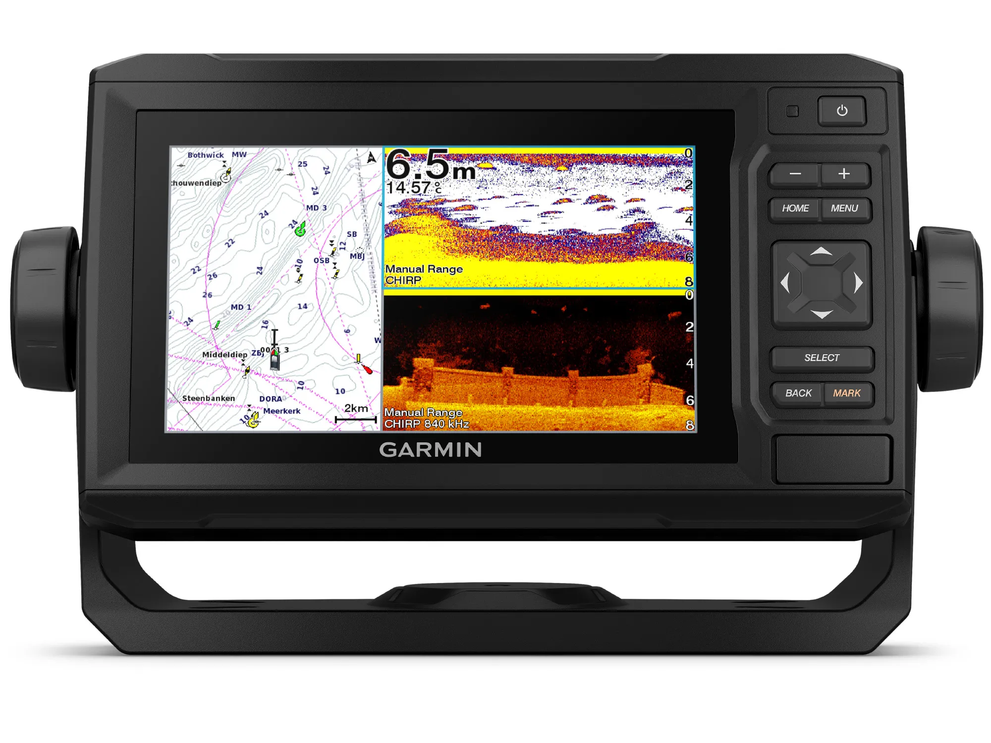 Echomap UHD 62cv mit GT24-TM-Geber + BlueChart G3 Regular