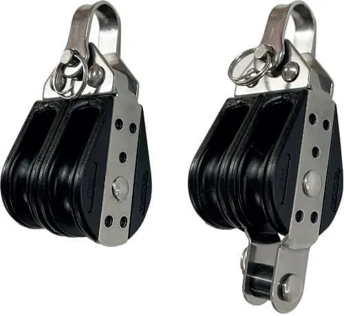 Block doppelt Rollen-Ø 76 mm