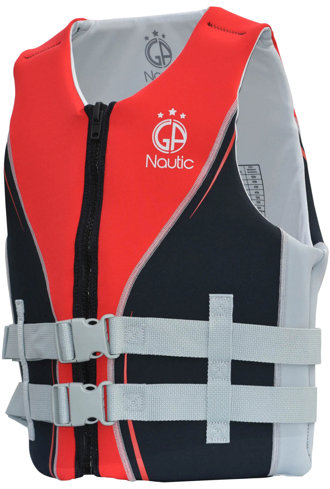 Wasserskiwesten Zwei Gurt Neopren XL