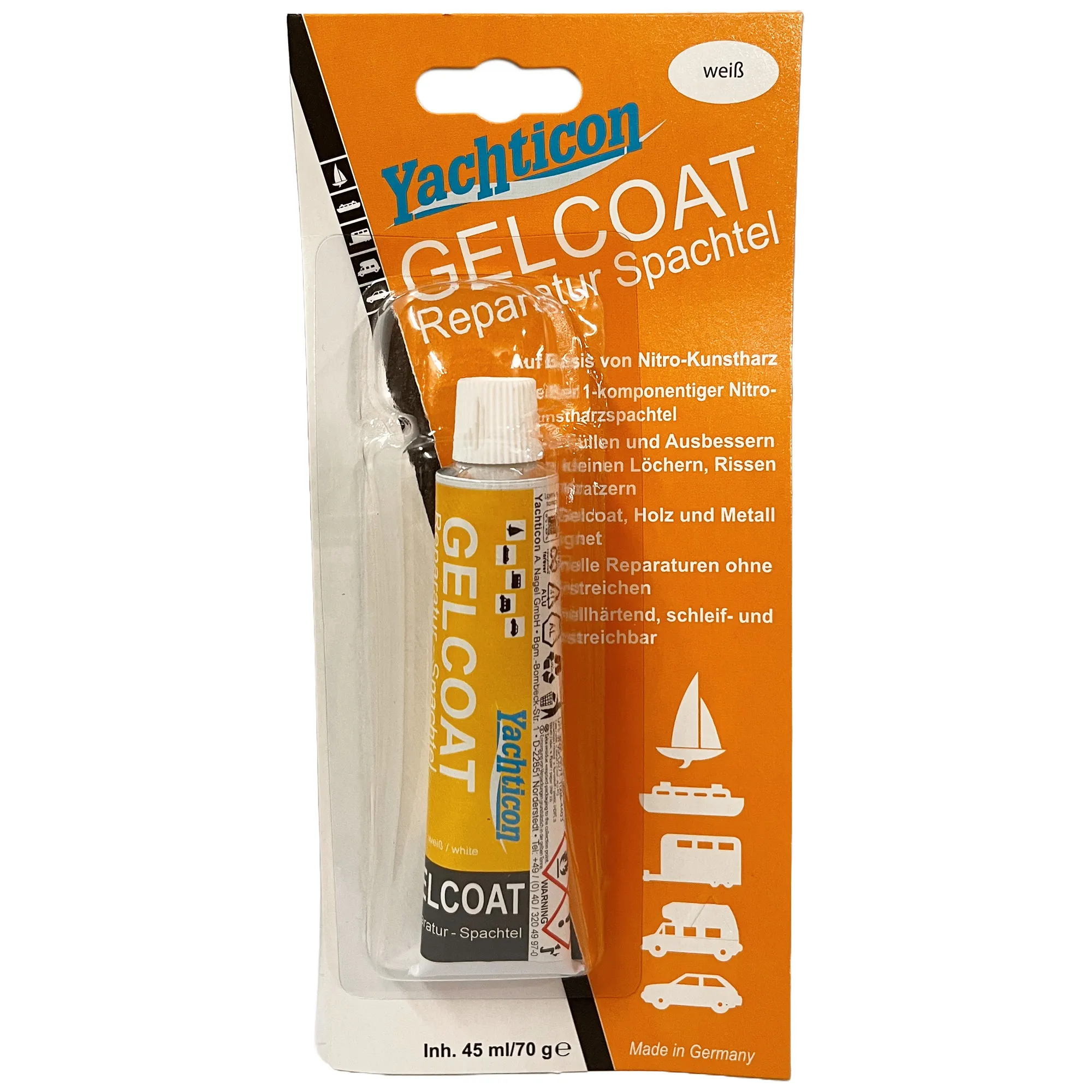 Gelcoat Reparatur Spachtel 70 g