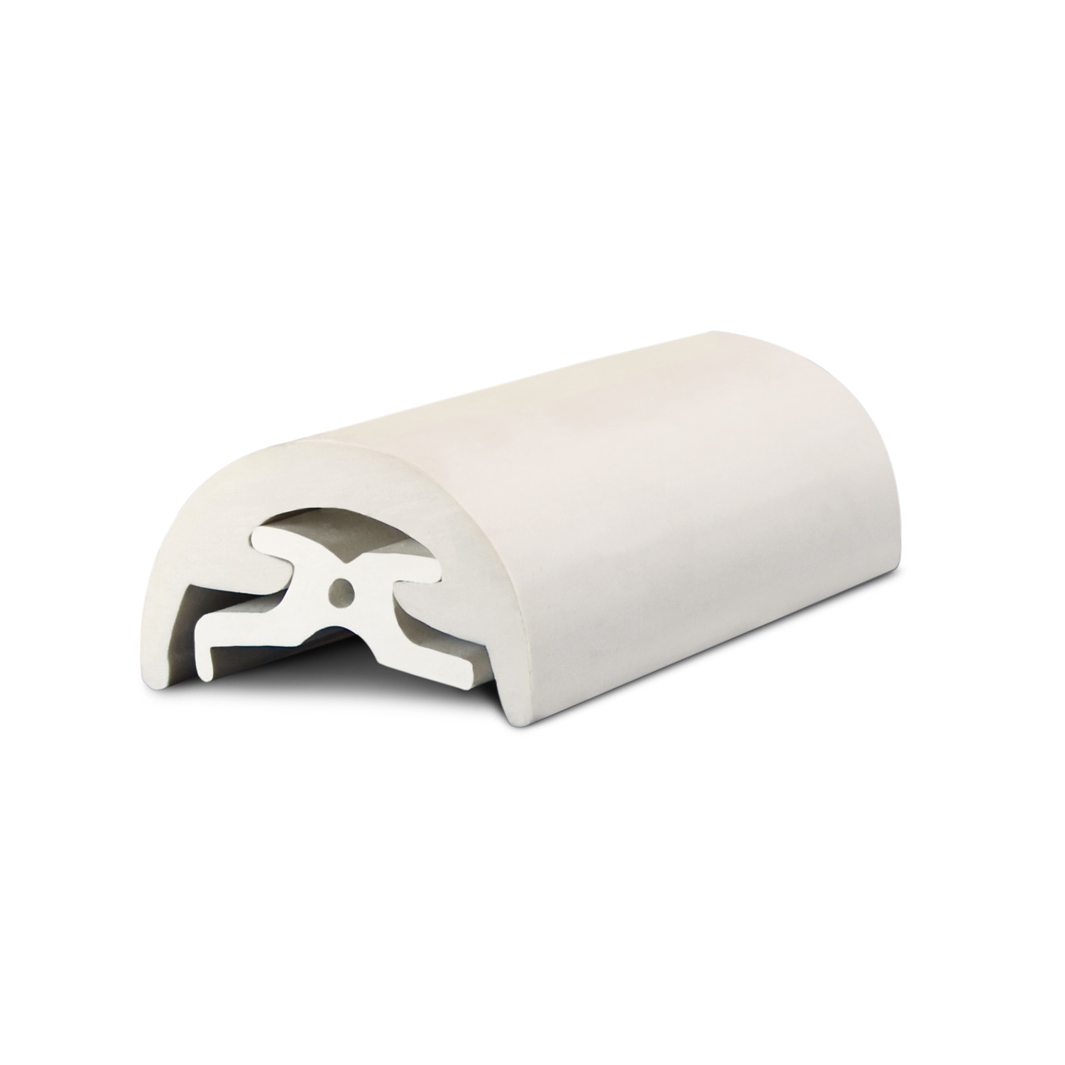 Außenprofil 30 mm breit Scheuerprofil Radial gebr. weiß