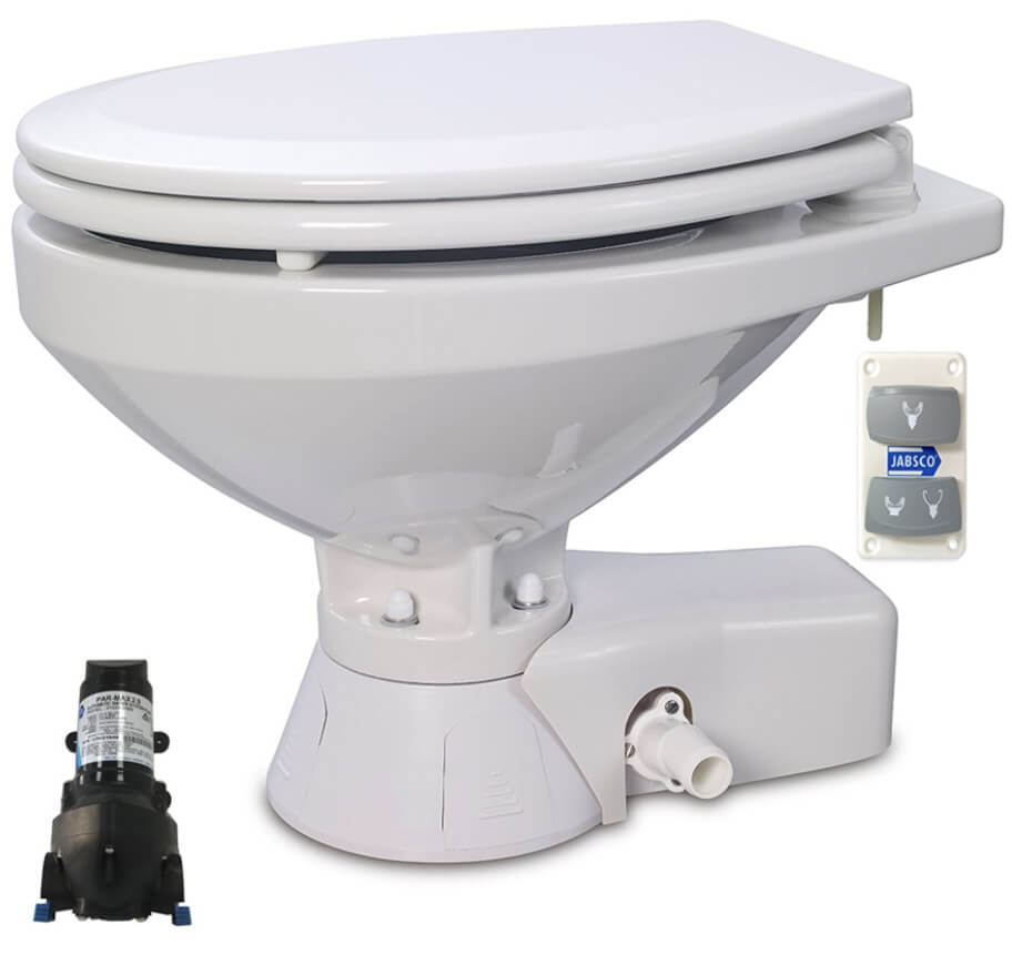 Toilette mit Elektropumpe See Regular