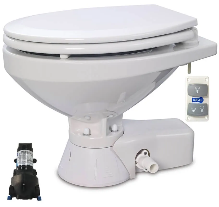 Toilette mit Elektropumpe See Regular
