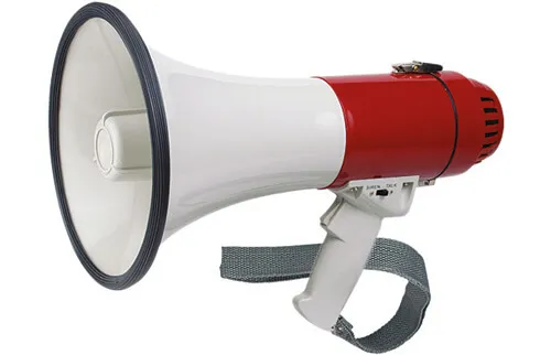 Megaphone mit Sirene-Lalizas