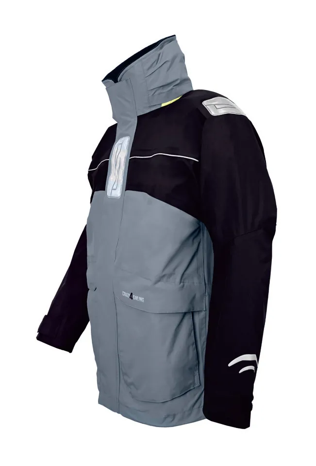 Segeljacke Bergen II Grau/Carbon M