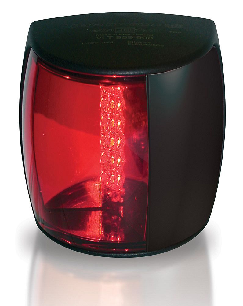 Positionsleuchte LED Pro Backbord Schwarz