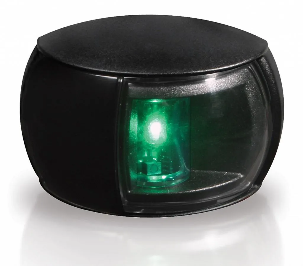 Positionsleuchte LED Schwarz Steuerbord