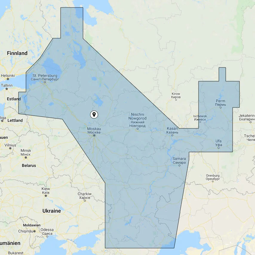 BlueChart G3 regular HXEU062R Russian Inland Waterways