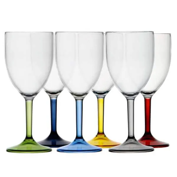 6er Set Weingläser Serie Color