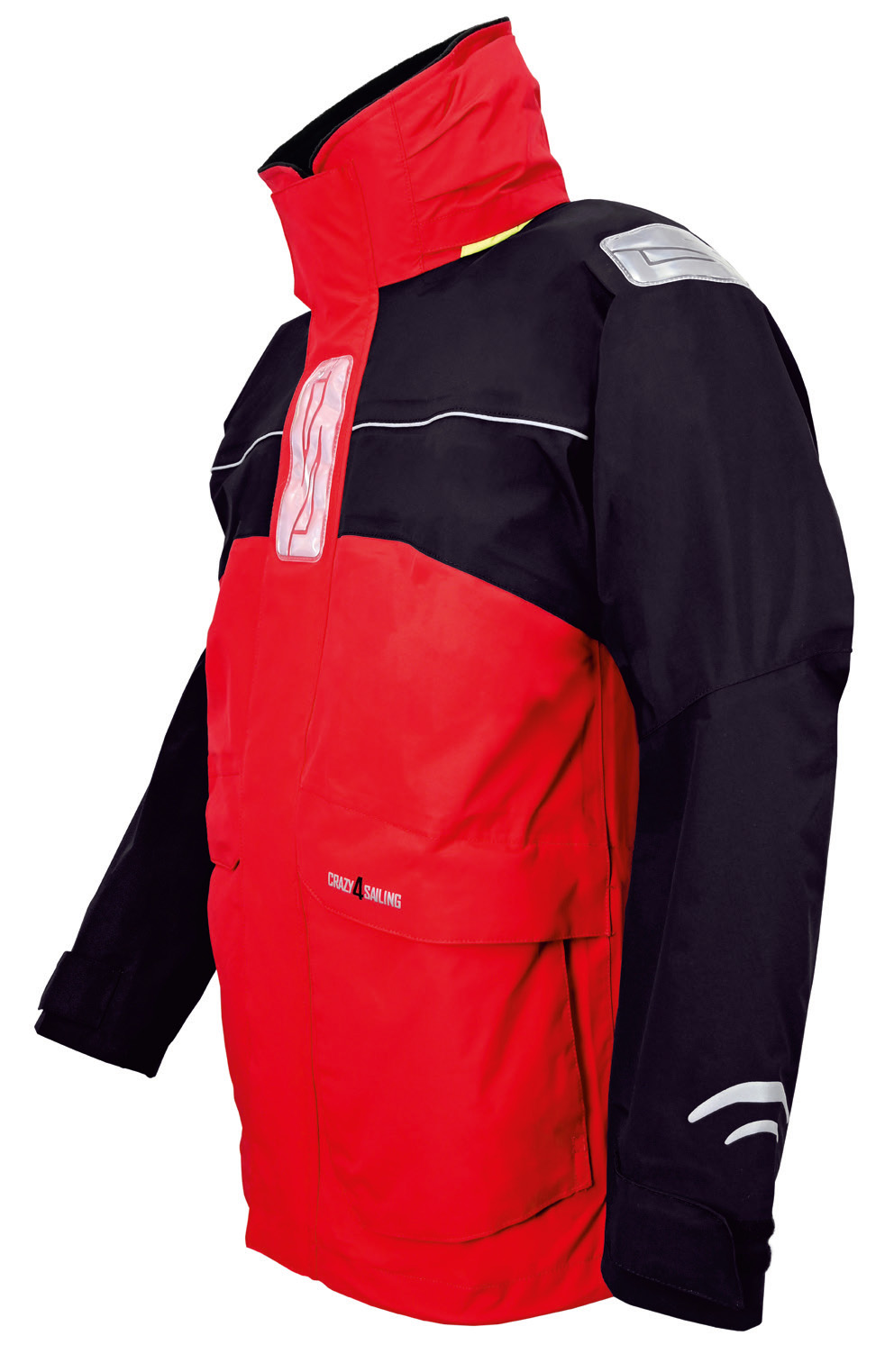 Segeljacke Bergen II Rot/Carbon L