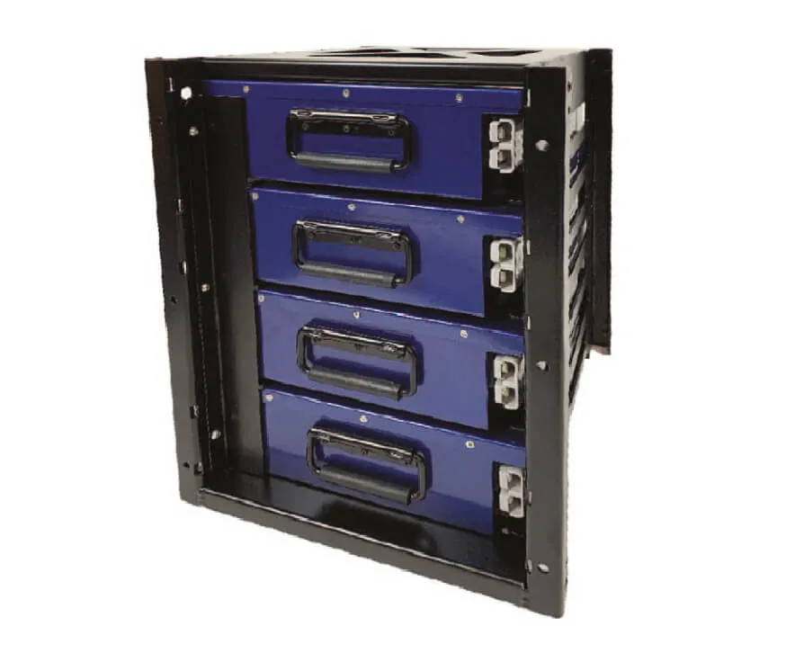 Batterierack LB für 4 Batterien