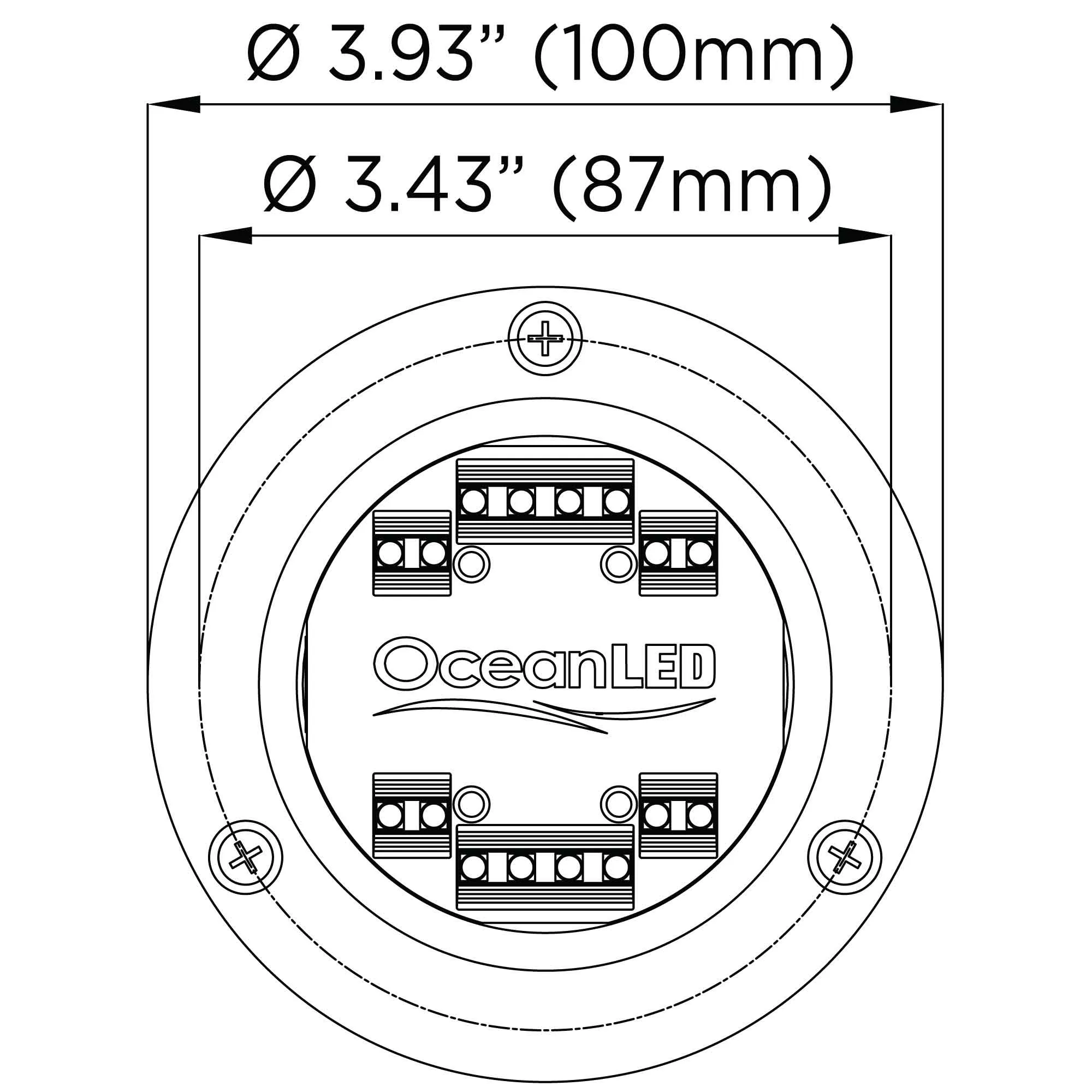 Unterwasser LED Sport S3116s Ultraweiß