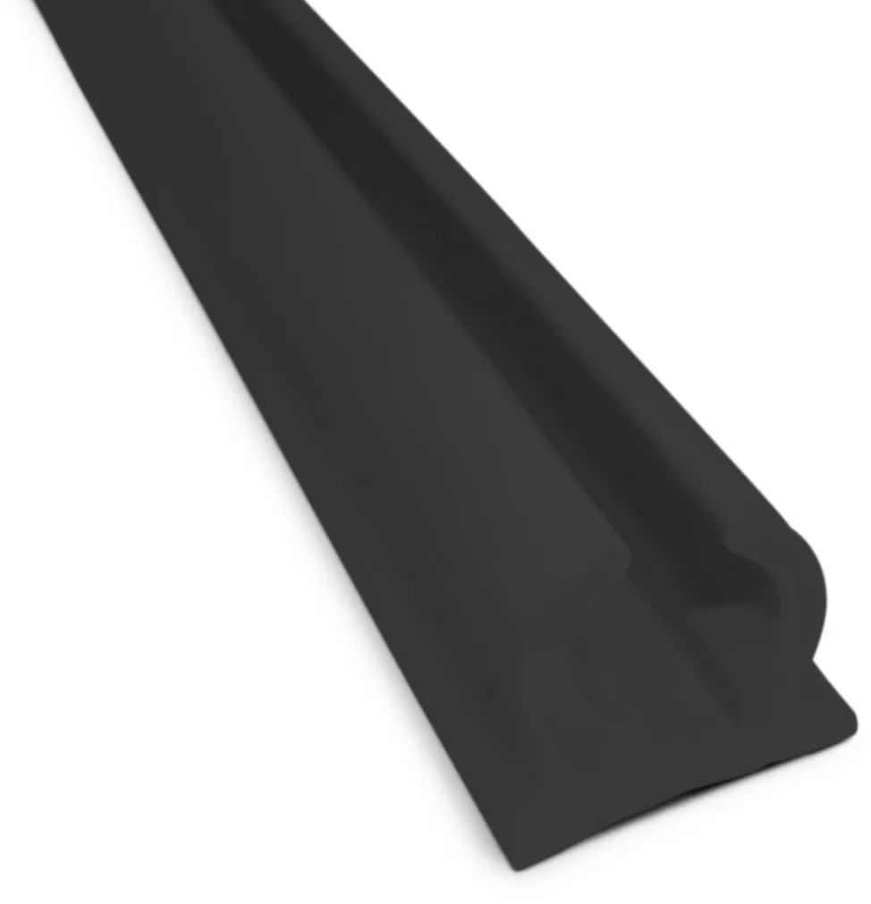 Kederprofile PVC ohne Nase Schwarz