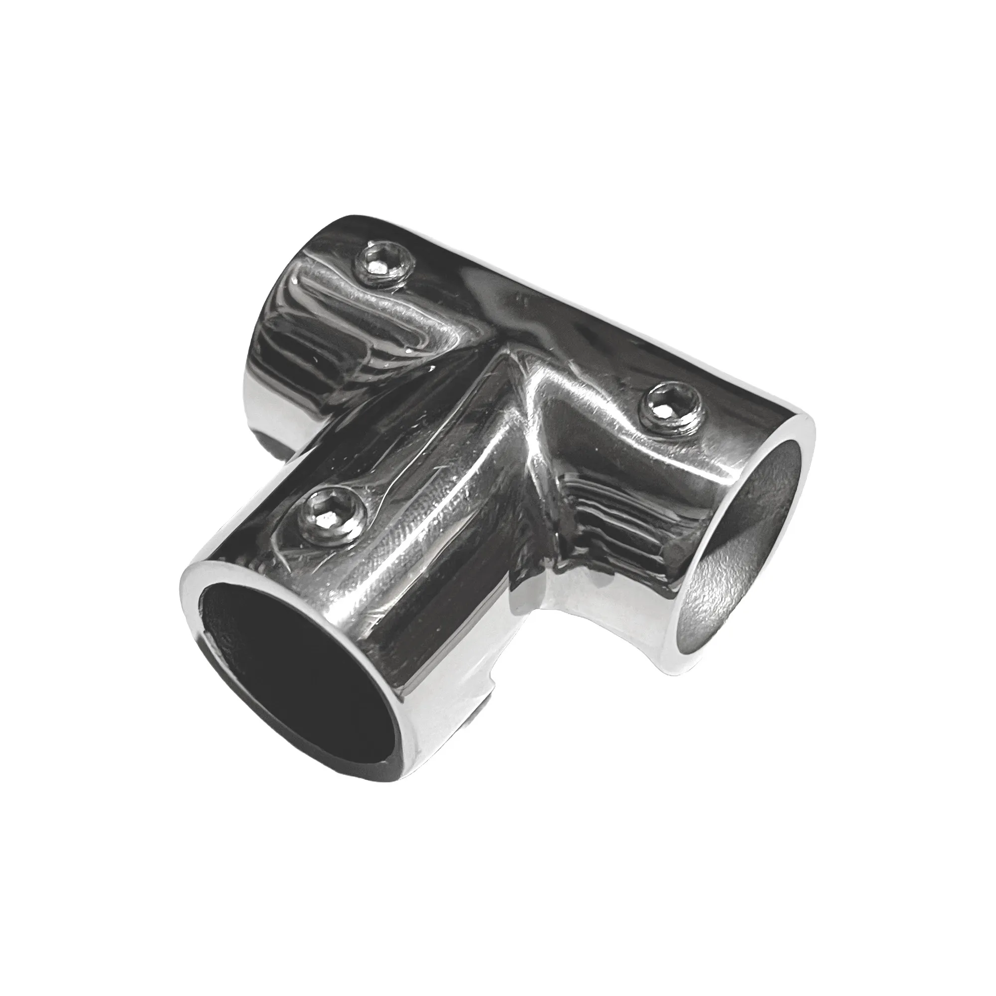Handreling T Stück Niro  90° Ø 22 mm