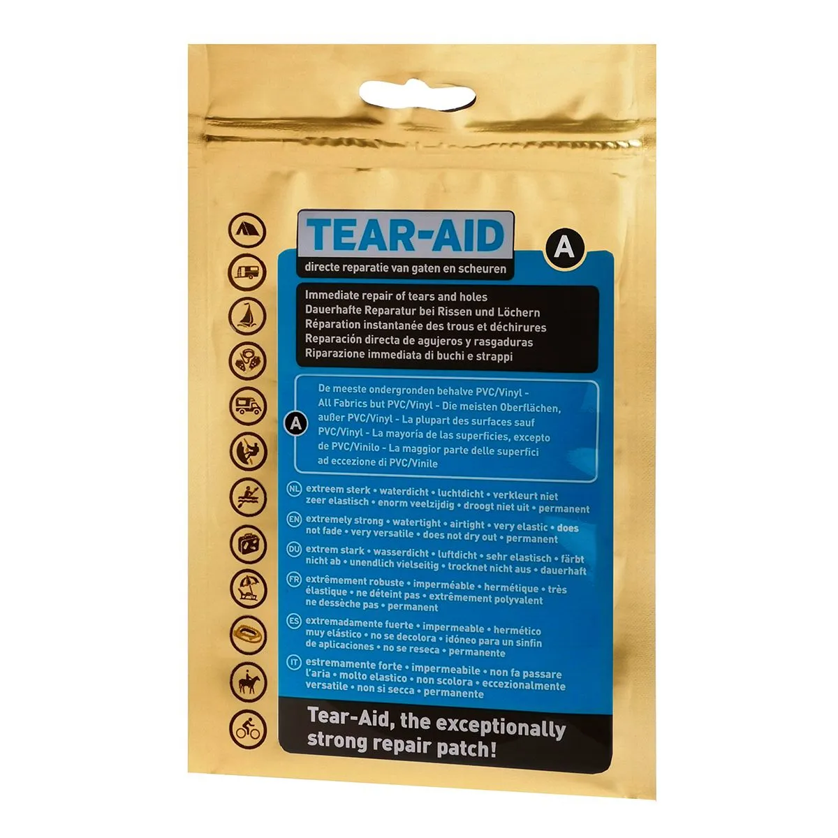 Reparaturset Tear-Aid für alle Materialien außer PVC