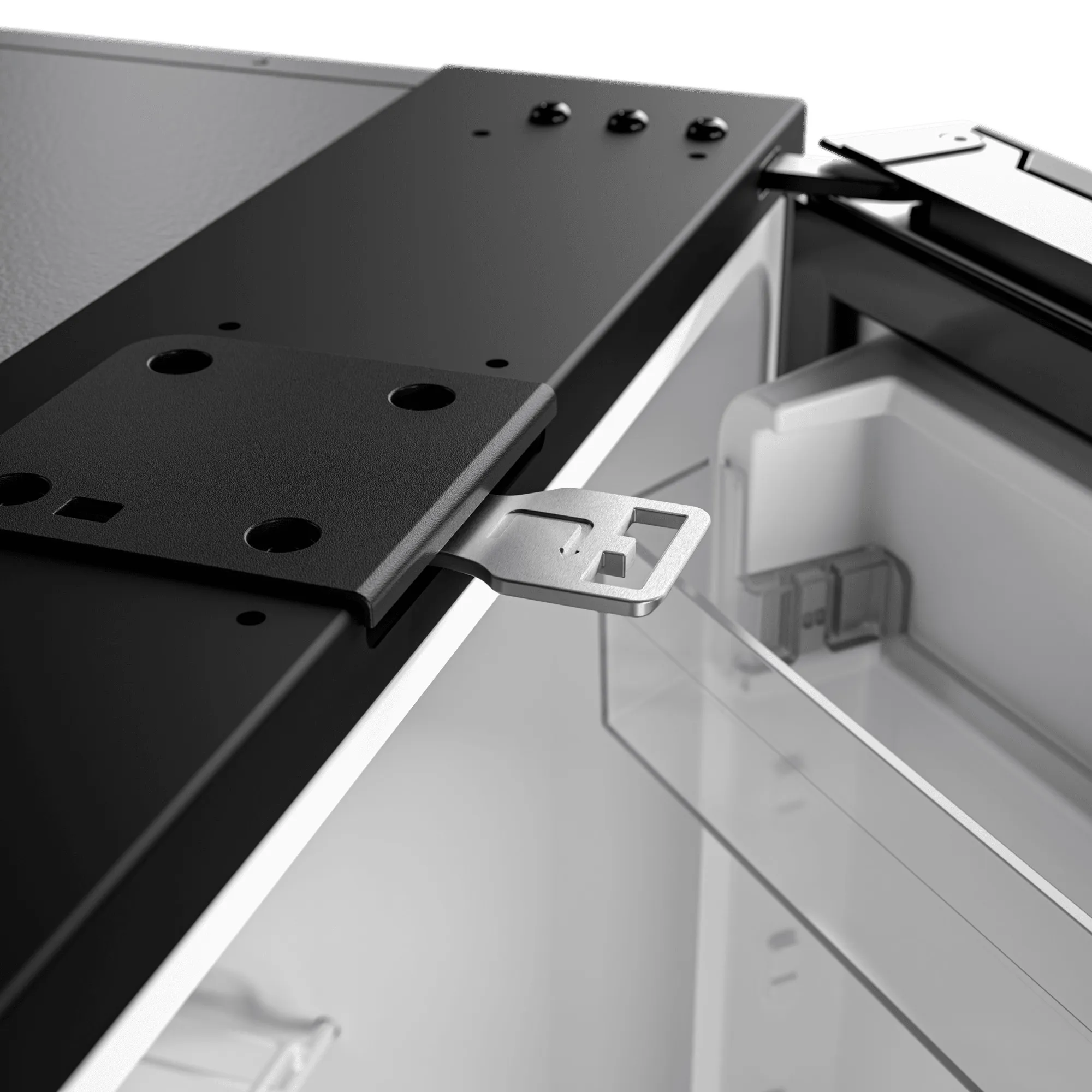 Kühlschrank Coolmatic NRX-60C rahmenlos in Dunkelsilber