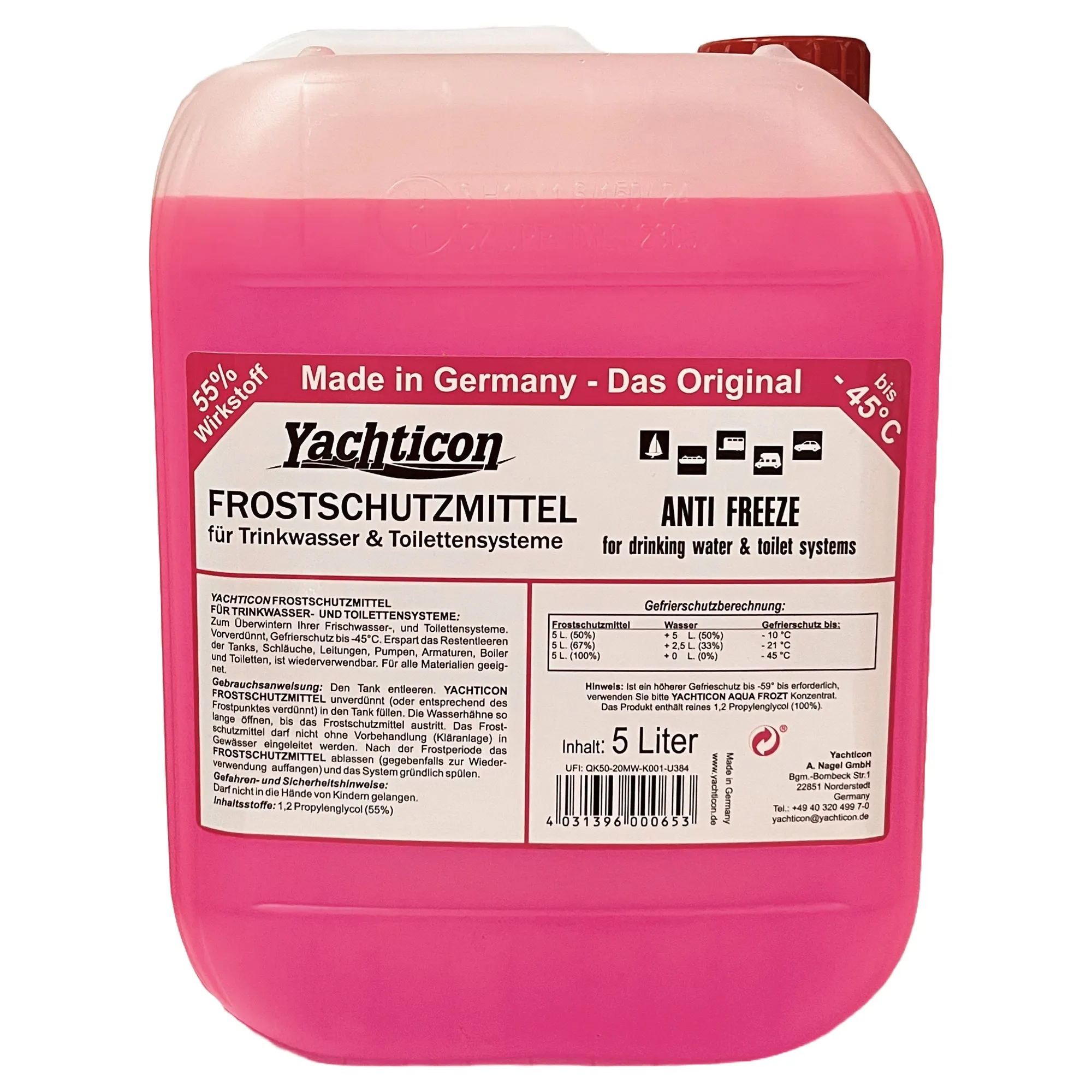 Anti Freeze Frostschutz 5 l