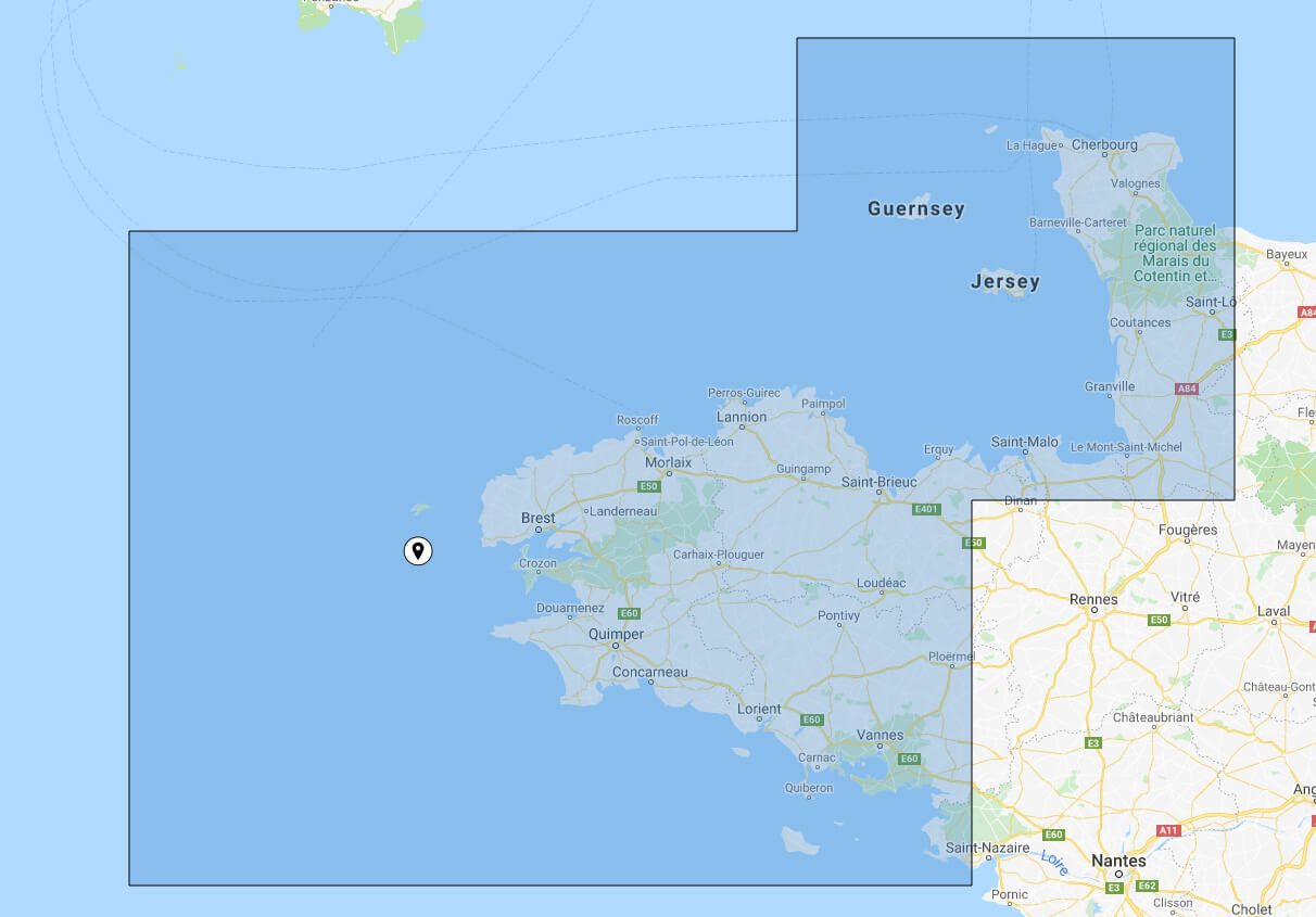 BlueChart G3 Vision small VEU457S Bretagne