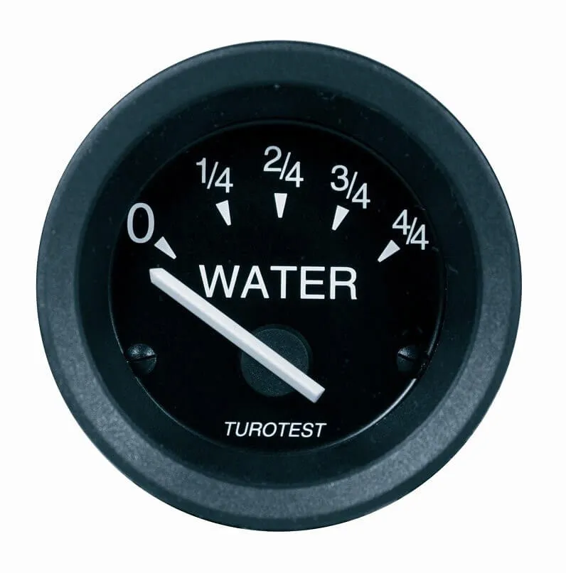 Tankanzeige Vorrat Water