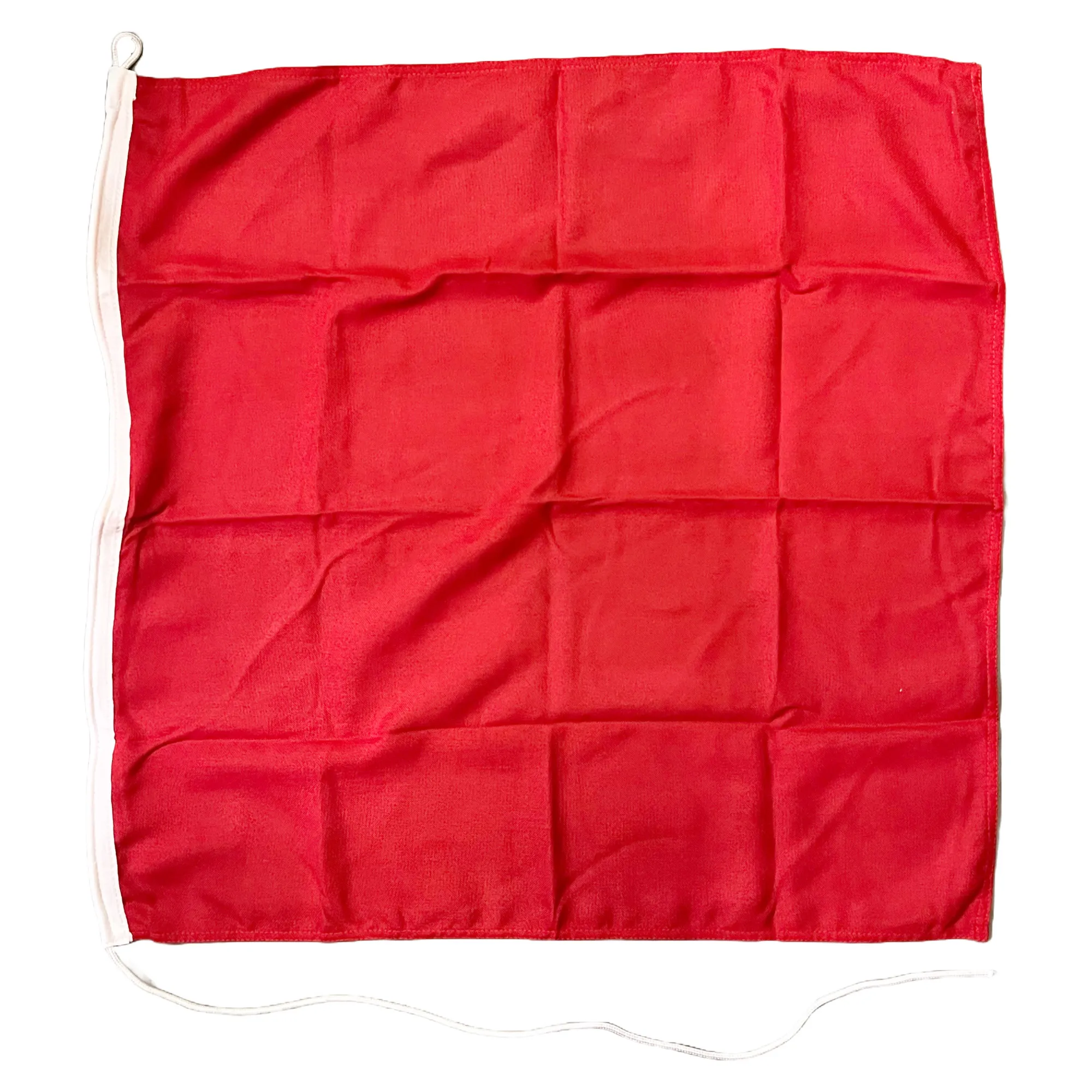 Notflagge 60x60cm rot