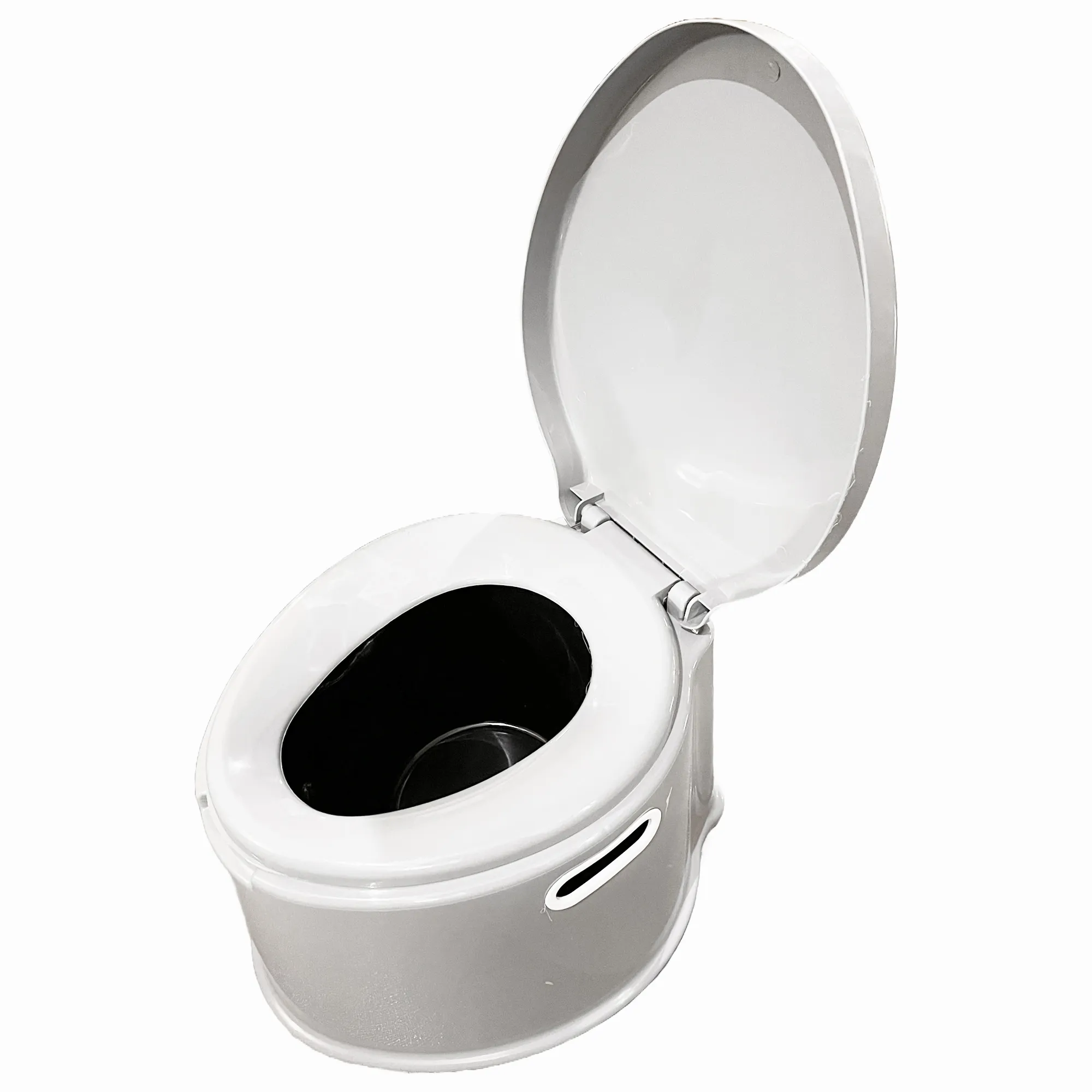 Eimer Toilette Weiß