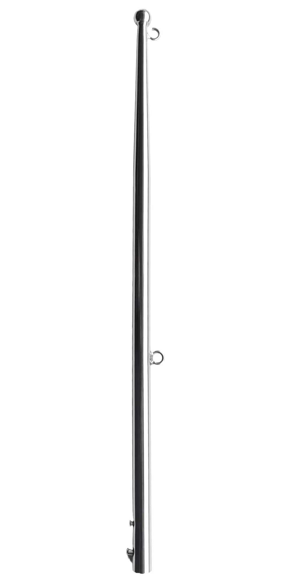Flaggenstock Niro 750 x Ø 25 Typ 2