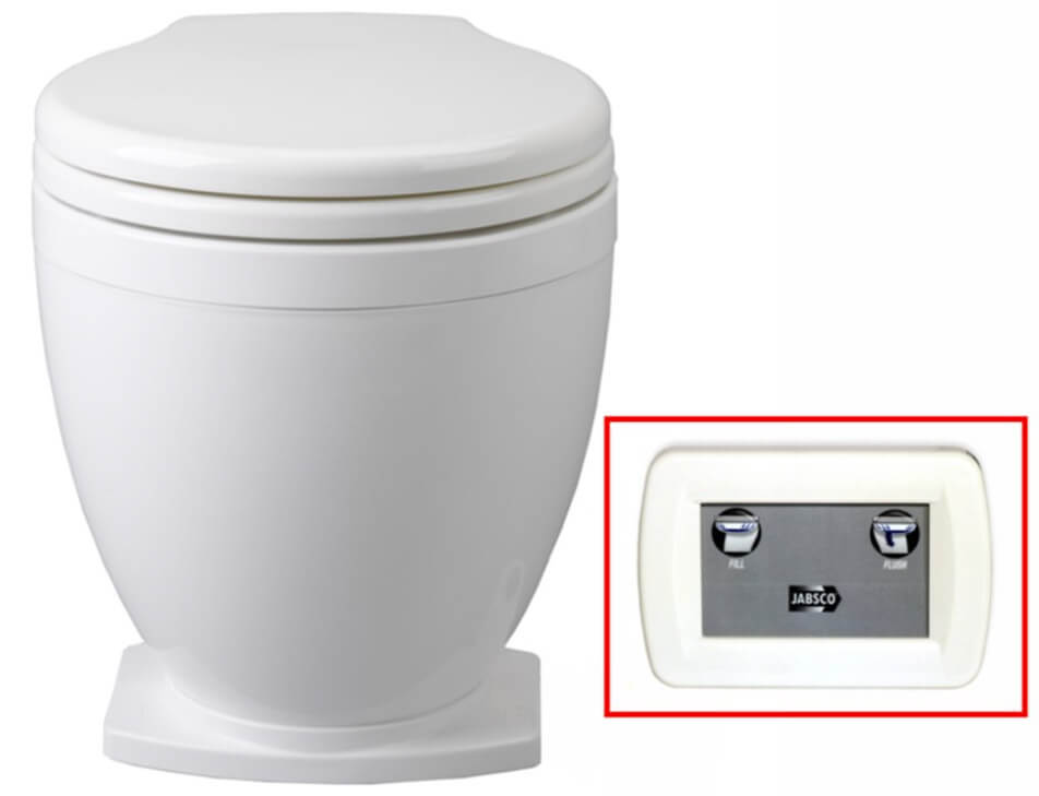 Toilette Lite Flush mit Bedienpanel